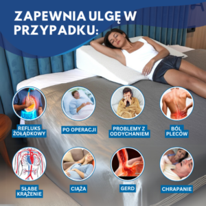 Ortopedyczna poduszka klinowa - ComfortLift - obrazek 4